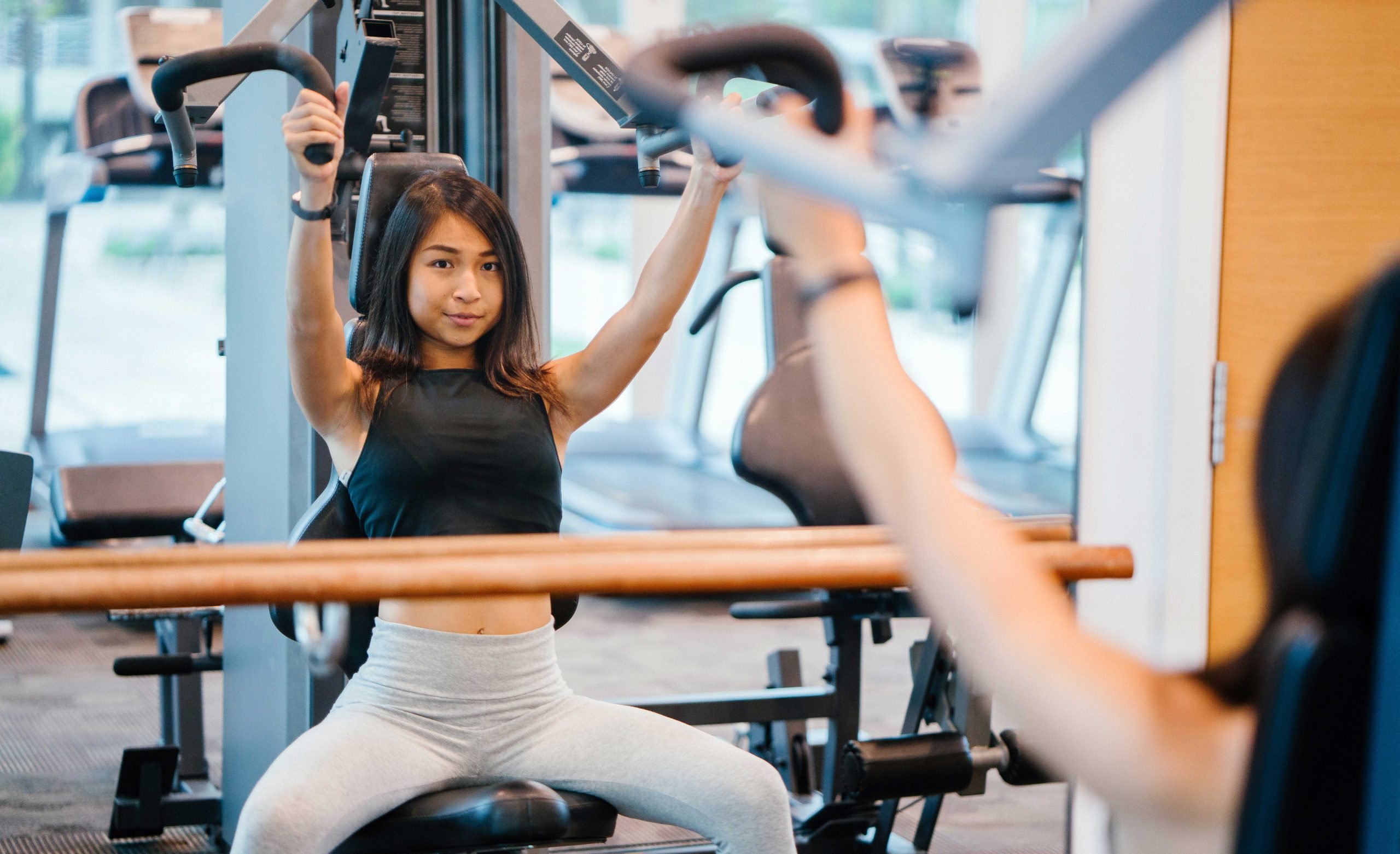 woman working out